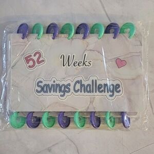52 Weeks Savings Challenge Binder 2 Pck NEW
